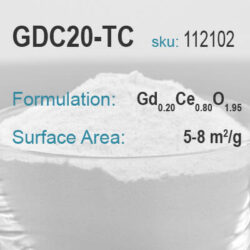 Gadolinium Doped Ceria 20% Gd – Tape Cast Grade Powder