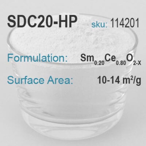 Samarium Doped Ceria (20% Sm) – Premium Powder